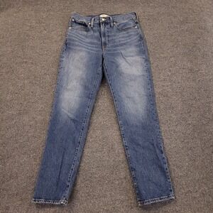 Madewell The Perfect Vintage Jean Womens Sz 28x27 High Rise Straight Stretch